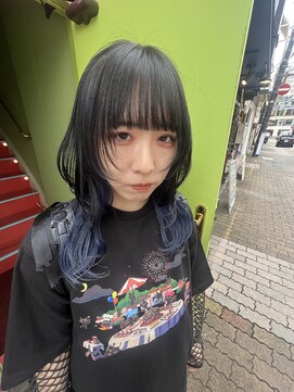 エマ(emma) ブルーインナーカラー！