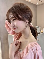 韓国ヘア/前髪カット/レイヤーカット/顔周りカット