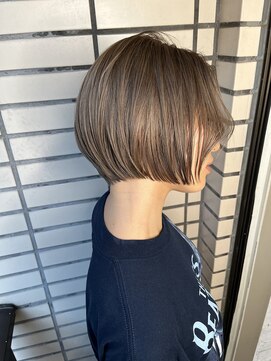 ヘアサロン エフ 渋谷(F) ネオスラブリーチ　アッシュブロンド