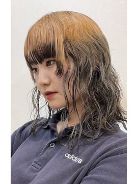 タクミフォーヘアー(TAKUMI for hair) 裾カラー可愛いコントラストカラー