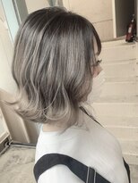 アフィナー(Afinar) バレイヤージュで作る柔らかミルクティーグレージュ