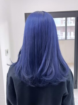 リル 溝の口(LiL) ブルーラベンダー/溝の口/ブリーチ/ダブルカラー/レイヤーカット