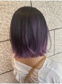 大人かわいい/レイヤーロング/グレーベージュ/前髪パーマ/我孫子