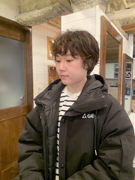 ラレイ(Lalei) マッシュショート×ニュアンスパーマ/スパイラルパーマ/ショート