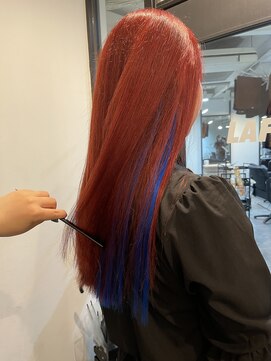 ラフ 難波店(LAFF) #セミディ#シアーカラー#ショートヘア#姫カット#ダークアッシュ