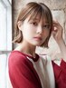 CUT＋コスメパーマ＋イルミナCOLOR＋髪質カシミア再生トリートメント ￥27000