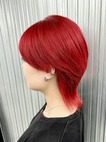 キバ(kva)&nbsp;▽□□▽ウルフカット×レッド