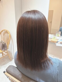 ルトリコ(le toricot)の写真/大人女性から人気のプレミアムヘアカラー「tella」。植物由来で頭皮と髪に優しく艶のある仕上がりに♪