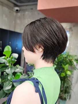 キャラハーフ 池袋東口店(KYARA HALF) ショートカット×ひし形ショートボブ×前髪あり20代30代