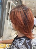 20代30代大人可愛いダブルカラーブリーチイルミナカラー