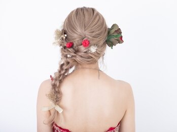 イングリッドの写真/結婚式や卒業式、七五三など大切なイベントには着付けと合わせた品のあるアレンジをご提供◎