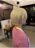 【GOOD &nbsp;DAY &nbsp;HAIR】 ボブ ダブルカラー &nbsp;ケアブリーチ 下北沢