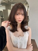 ボタン ハカタ(VOTAN hakata)&nbsp;【votan yui】透け感ブラウンカラー/くすみカラー