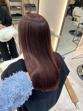 ジーナ 博多筑紫口(Zina) 透明感カラー/ピンクブラウン/髪質改善トリートメント