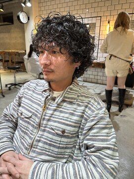 マノン バイ エイチ(MANON by H) マッシュスパイラルパーマ