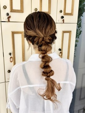 アルクバイネオリーブ 荻窪店(arc by neolive) あみ下ろしアレンジ♪お団子ヘア