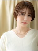 □似合わせカット小顔丸みショートマッシュ403-2戸頭30代40代