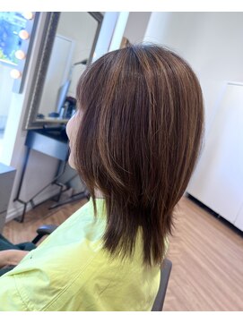 コワファースト させぼ五番街店(COIFF1RST) ミディアムレイヤー×ハイライト