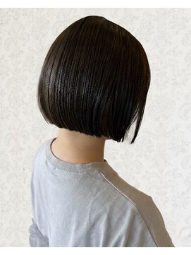 ヘアメイク アリエス 富谷店(HAIR MAKE aries) 【30代・40代に人気】乾かすだけでキマる簡単!大人ツヤボブ