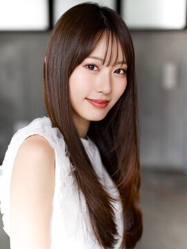 エインアンリー 明治神宮前(AIN.ANLY.) ☆黒髪クラゲヘアーオリーブグレー小顔ココアベージュ韓国ヘア