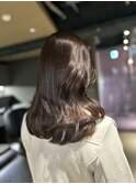 着物ヘア/大人ガーリー/ダークアッシュ/似合わせカット/原宿