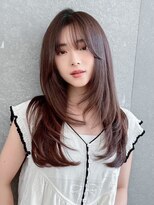 ロンドクレール 川崎(Lond clair) 韓国顔周り/ハイレイヤー/ミディアムレイヤーカット/川崎45