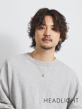 ソーエン バイ ヘッドライト 宮崎店(soen by HEADLIGHT) #メンズ#ツイストスパイラルパーマ#刈り上げセンターパート