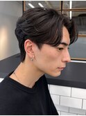 旬のこなれ感◎黒髪フェザーパーマ×シャドウパーマで春の装い