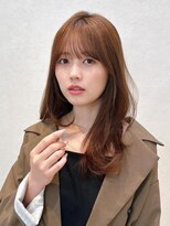 シンス 銀座(since)&nbsp;ミディアムレイヤー/顔周りレイヤー/小顔ヘア/似合わせカット