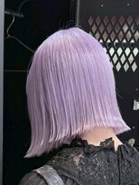 ヲタク(wotaku.)&nbsp;ホワイトラベンダーパープルハイトーンボブブリーチタイトボブ