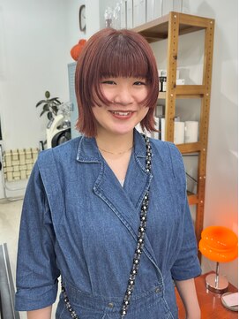パープル 自由が丘(purple) ハッシュカット/グレージュ/デザインカラー［自由が丘］