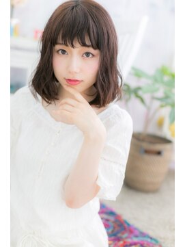 ミック ヘアアンドビューティー 大山店(miq Hair&Beauty) ほんのり揺らめく♪小顔エアリーボブ