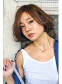 <sungooseTOKYO>#マロンベージュAラインボブ