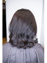 オラ ボーテ(Aura Beaute)&nbsp;ミディアムスタイル　ブルージュカラー　20代30代40代50代