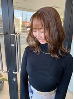 エンリッチヘア(enrich hair)&nbsp;くびれヘア　アッシュブラウン　髪質改善トリートメント