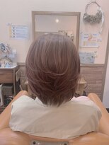 アンジェヘア(Ange-hair) 伸ばしかけのレイヤーボブ