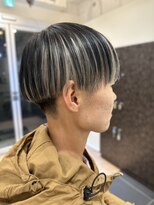 ネオヘアー 京成曳舟店(NEO Hair) 刈り上げマッシュ/インナーカラー/ホワイトベージュ/曳舟