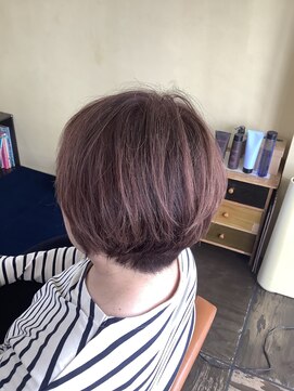 ワラティク(WARATI C) ピンク系のカラーで白髪ぼかし