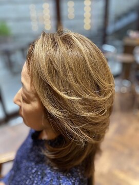 アンソリット ボーテ(INSOLITE BEAUTE) ハイライト白髪ぼかしハイトーン30代40代50代60代/広尾