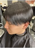 【シースルーマッシュ×縮毛矯正】
