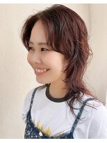 ハツメイ 川崎西口店(HATSUMEI)&nbsp;夏★髪質改善イルミナカラー！！爽やかミディアムウルフ★