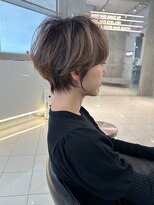 クラン調布北口店(CLAN)&nbsp;髪質改善大人ショートヘア/ボブ/顔周りレイヤー[調布]._.