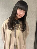 アイトーキョーエス 渋谷(AI TOKYO S)&nbsp;姫カット顔まわりレイヤー前髪縮毛髪質改善ロングレイヤー渋谷