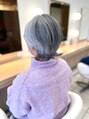 ルージュミュー(ROUGE mieux) グレイヘを活かしたカットスタイルも得意です