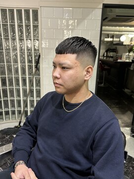 メリケンバーバーショップ フクオカ(MERICAN BARBERSHOP FUK) メンズカットイージークロップ