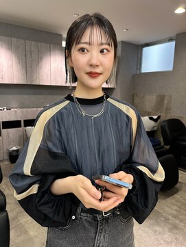 メリア(melia) 切りっぱなしボブ