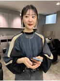 切りっぱなしボブ