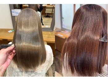 フィガロ ミーナ 東生駒店(FIGARO MINA)の写真/≪髪質改善≫ダメージを受けた髪はもちろん、髪質でお悩みの方も手触り滑らかな艶のある髪へと導きます！