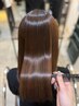 【平日2名限定50％オフ】カット+縮毛矯正+トリートメント[髪質改善メニュー]