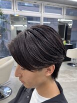 エデアンルクラ 下通(EDEAN Leclat)&nbsp;熊本メンズパーマ センターパート ニュアンスパーマ MEN'S HAIR